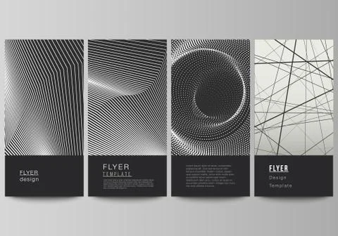 The minimalistic vector illustration of the editable layout of flyer, banner Stock Illustration