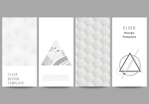 The minimalistic vector illustration of the editable layout of flyer, banner Stock Illustration