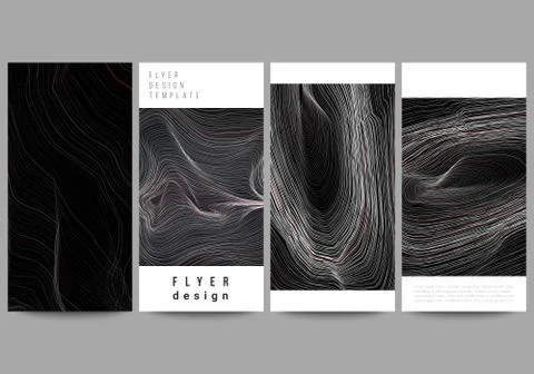 The minimalistic vector illustration of the editable layout of flyer, banner Stock Illustration