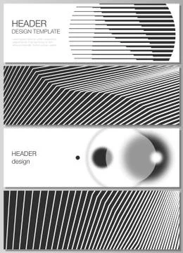 The minimalistic vector illustration of the editable layout of headers, banner 스톡 일러스트