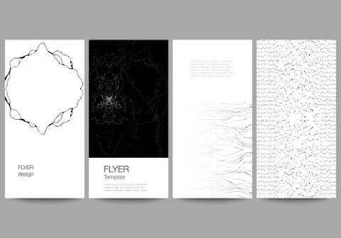 The minimalistic vector illustration of the editable layout of flyer, banner Illustrazione stock