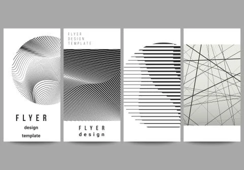 The minimalistic vector illustration of the editable layout of flyer, banner Stock Illustration