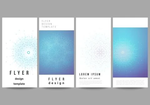 The minimalistic vector illustration of the editable layout of flyer, banner  Stock Illustration