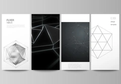 The minimalistic vector illustration of the editable layout of flyer, banner Illustrazione stock