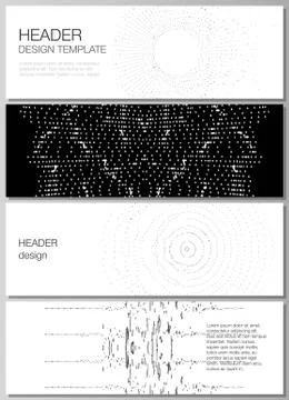 The minimalistic vector illustration of the editable layout of headers, banner 스톡 일러스트