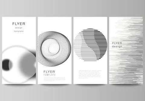 The minimalistic vector illustration of the editable layout of flyer, banner Stock Illustration