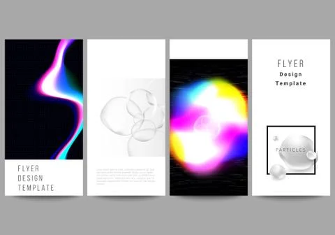 The minimalistic vector layout of flyer, banner design templates. SPA and hea Stock Illustration