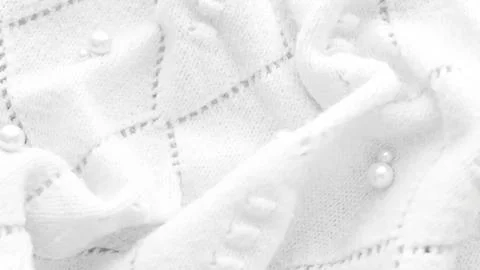 Minimalistic white fabric background pattern knitted Stock Photos
