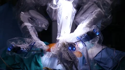 Minimally Invasive Robotic Surgery with the da Vinci Surgical System. 库存影片 143331442