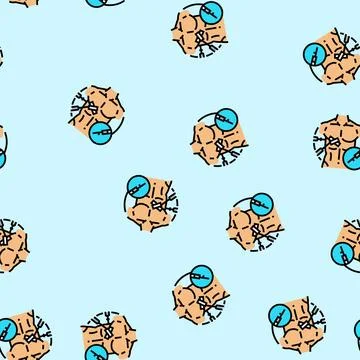 Minimally invasive vector seamless pattern イラスト素材