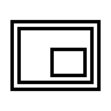 Minimize to Mini Player Icon Stock-Illustration