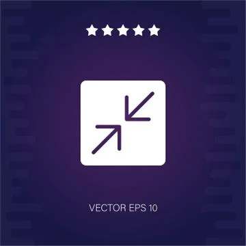 Minimize vector icon Stock Illustration