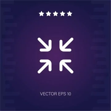 Minimize vector icon Stock Illustration