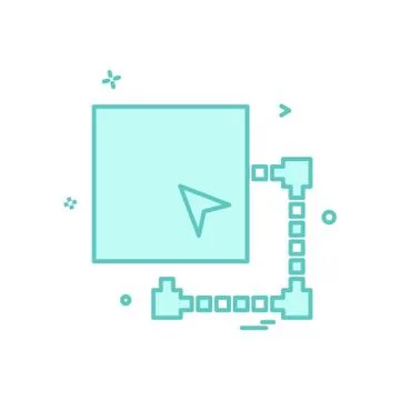 Minimize window icon design vector Stock Illustration