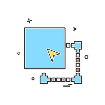 Minimize window icon design vector Stockillustratie