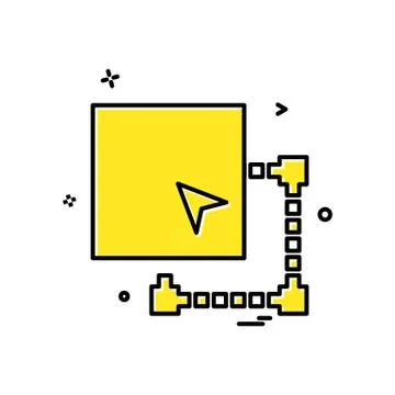 Minimize window icon design vector Stockillustratie