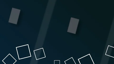 Minimum motion graphics. Background for text. Flying squares. Looped animation Stock Footage 118012409