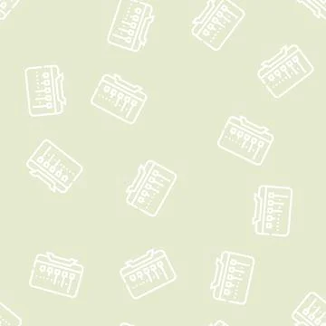 Minimum pass rating line vector seamless pattern Stock Illustration