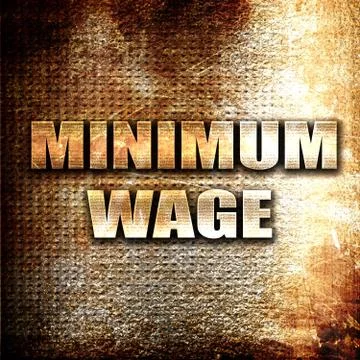Minimum wage Stock-Illustration