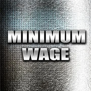 Minimum wage Stock-Illustration