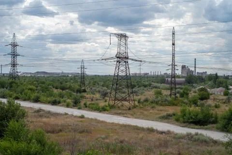 Mining and metallurgical complex of ArcelorMittal Kryvyi Rih. Stock-Fotos