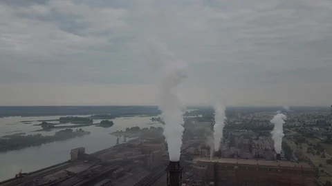 Mining and processing plant, aerial shooting Stock Footage 95459054