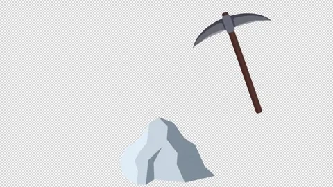 Mining. Animation of the bitcoin cryptocurrency mining concept. Cartoon Stock Footage 278155970