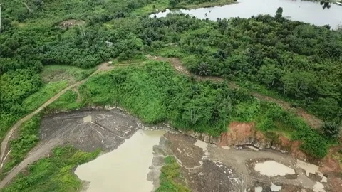 Mining area Stock Footage 210320952