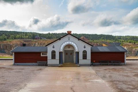 Mining Area of the Great Copper Mountain in Falun, Sweden - UNESCO World Stock Photos