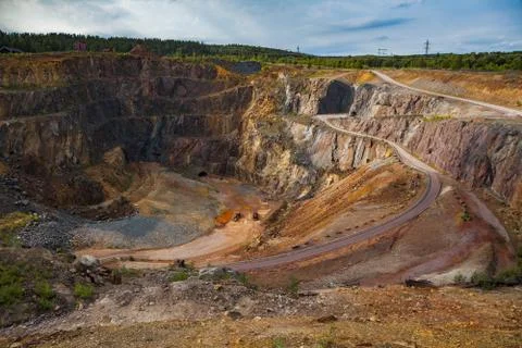Mining Area of the Great Copper Mountain in Falun, Sweden - UNESCO World Stock Photos