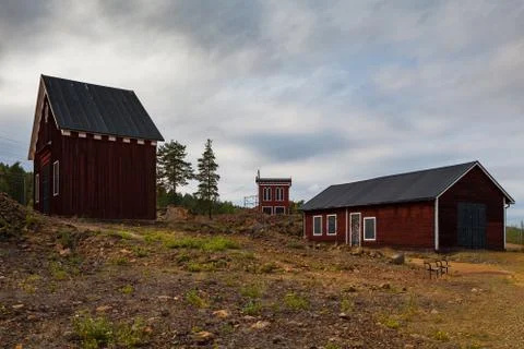 Mining Area of the Great Copper Mountain in Falun, Sweden - UNESCO World Stock Photos