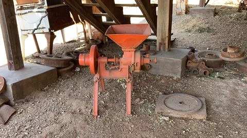 Mining Artifacts, Goldfield Ghost Town Apache Junction Arizona Stock Photos