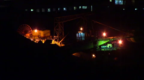 Mining - Bucket Conveyor Vídeo Stock 47329516