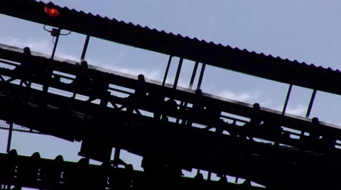 Mining - Conveyor Stock Footage 47393441