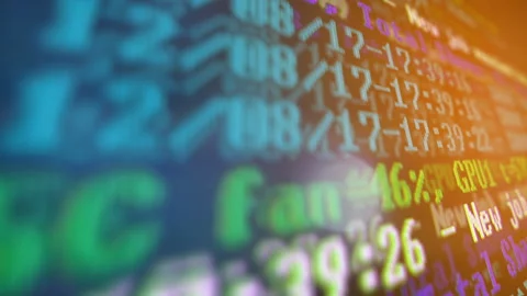 Mining Cryptocurrency process program on display PC. Using Software. Share Found Stock Footage 86864614