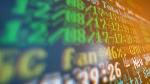 Mining Cryptocurrency process program on display PC. Using Software. Share Found Stock Footage 86867500