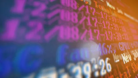 Mining Cryptocurrency process program on display PC. Using Software. Share Found Stock Footage 86869243