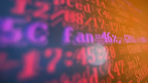 Mining Cryptocurrency process program on display PC. Using Software. Share Found Stock Footage 86871274