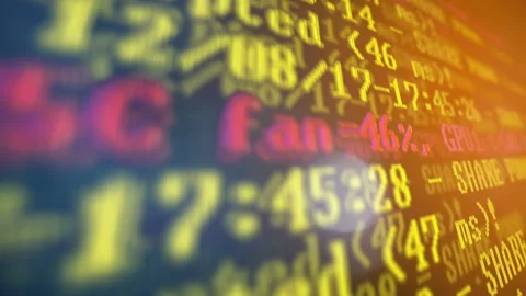 Mining Cryptocurrency process program on display PC. Using Software. Share Found Stock Footage 86872545