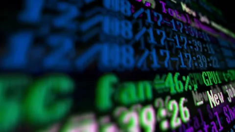 Mining Cryptocurrency process program on display PC. Using Software. Share Found Stock Footage 86938857