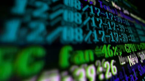 Mining Cryptocurrency process program on display PC. Using Software. Share Found Video stock 86941123