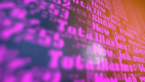 Mining Cryptocurrency process program on display PC. Using Software. Share Found Stock Footage 86946556