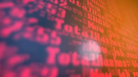 Mining Cryptocurrency process program on display PC. Using Software. Share Found Stock Footage 86947943