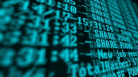 Mining Cryptocurrency process program on display PC. Using Software. Share Found Stock Footage 87209958