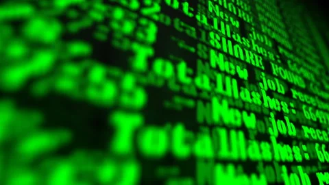 Mining Cryptocurrency process program on display PC. Using Software. Share Found Stock Footage 87211135