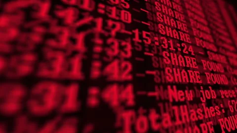 Mining Cryptocurrency process program on display PC. Using Software. Share Found Video stock 87219815