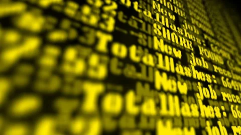 Mining Cryptocurrency process program on display PC. Using Software. Share Found Stock Footage 87220323