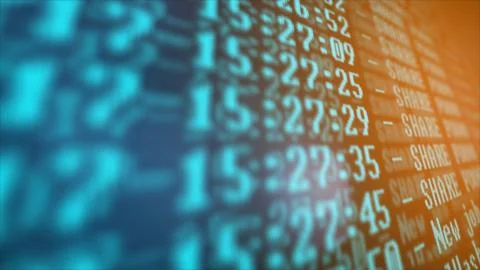 Mining Cryptocurrency process program on display PC. Using Software. Share Found Stock Photos