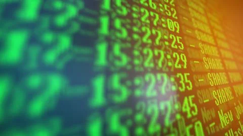 Mining Cryptocurrency process program on display PC. Using Software. Share Found Stock Photos