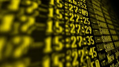 Mining Cryptocurrency process program on display PC. Using Software. Share Fo Foto stock